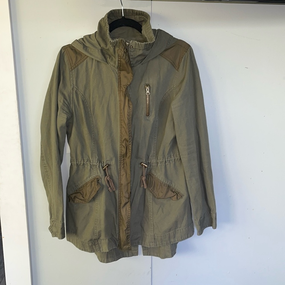 Sebby Collection Hooded Utility Jacket - Picture 5 of 5